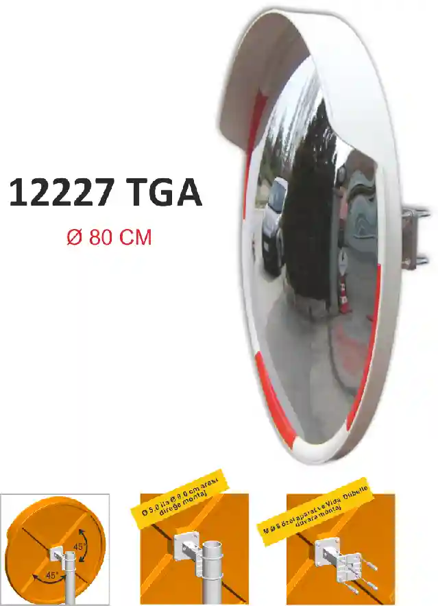 Evelux Trafik Güvenlik Aynası (Ø80cm)