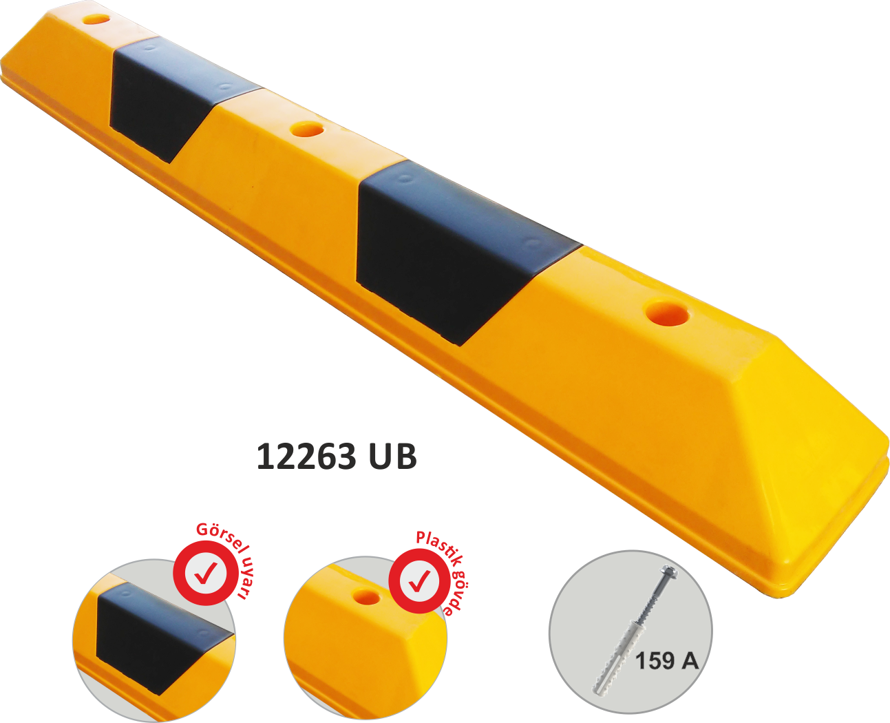 EVELUX ŞERİT SINIRLAMA BUTONLARI 12263 UB
