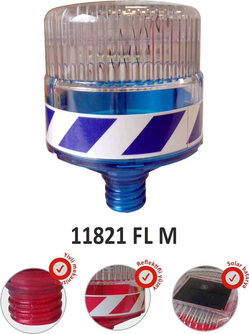 EVELUX SOLAR FLAŞÖRLÜ LED'Lİ LAMBA 11821 FL M