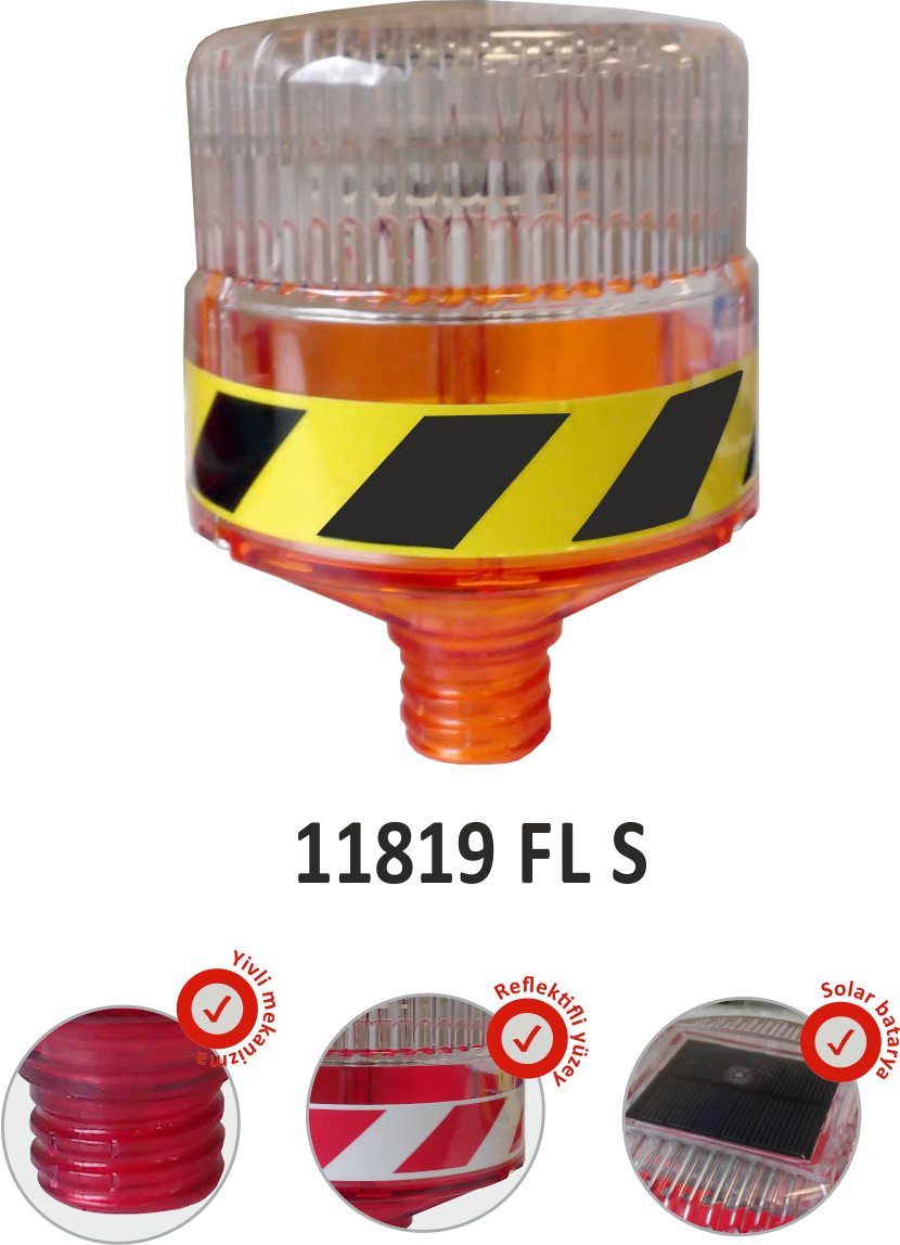 EVELUX SOLAR FLAŞÖRLÜ LED'Lİ LAMBA 11819 FL S
