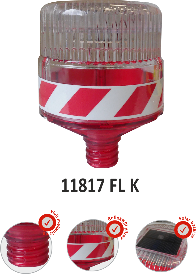 EVELUX SOLAR FLAŞÖRLÜ LED'Lİ LAMBA 11817 FL K