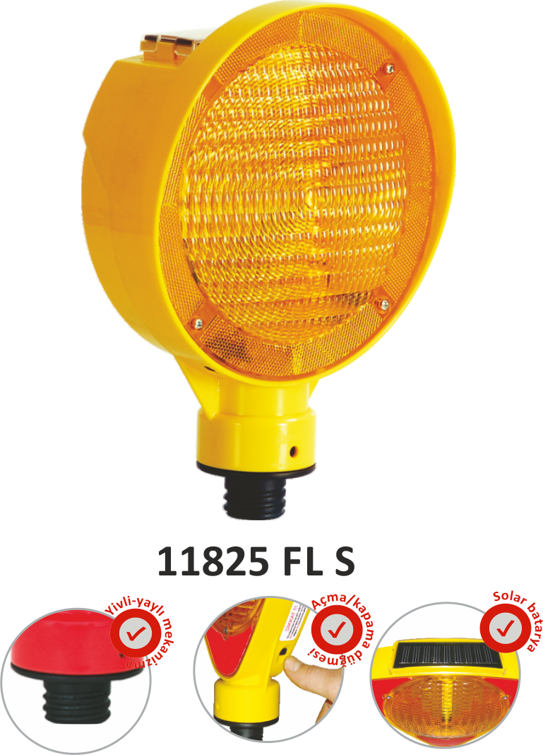 EVELUX SOLAR FLAŞÖRLÜ LED'Lİ LAMBA 11825 FL S