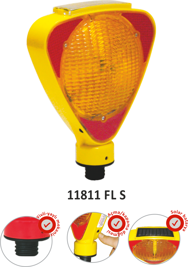 EVELUX SOLAR FLAŞÖRLÜ LED'Lİ LAMBA 11811 FL S